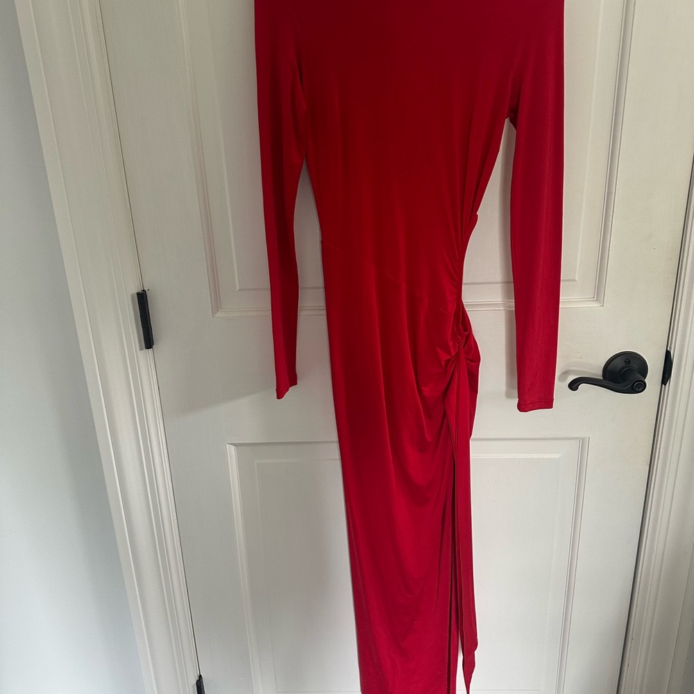 Red turtleneck practice, Argentine, tango, rhythm, Latin dress